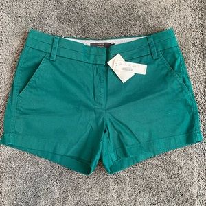 NWT J Crew 4 in Chino Shorts